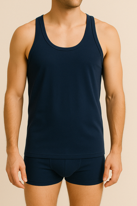 Premium Cotton Sleeveless Undershirt - أندرشيرت حفر
