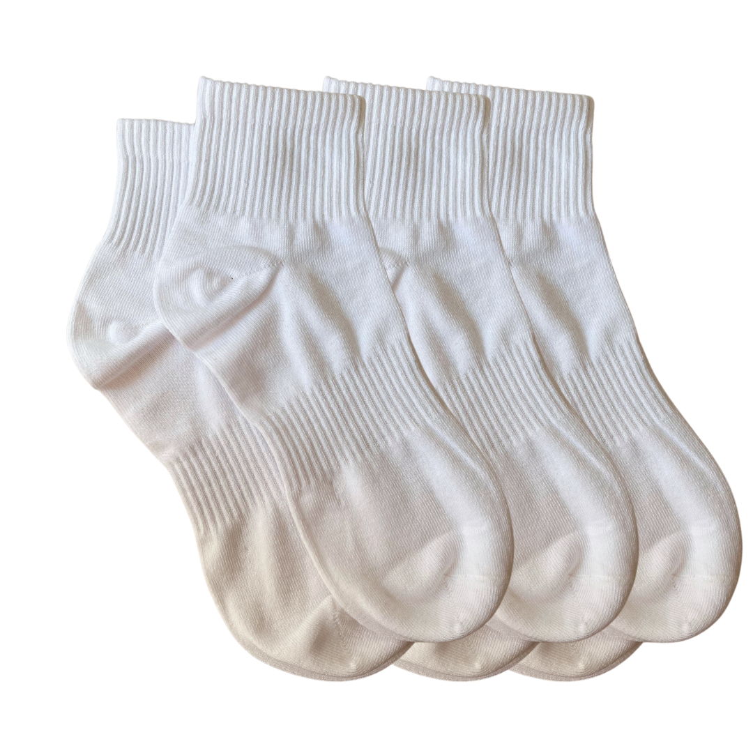 Men - Mid-Length Premium (عالي الجودة) Cotton Socks - Pack of 3 Pairs - عبوة تحتوي على 3 أزواج