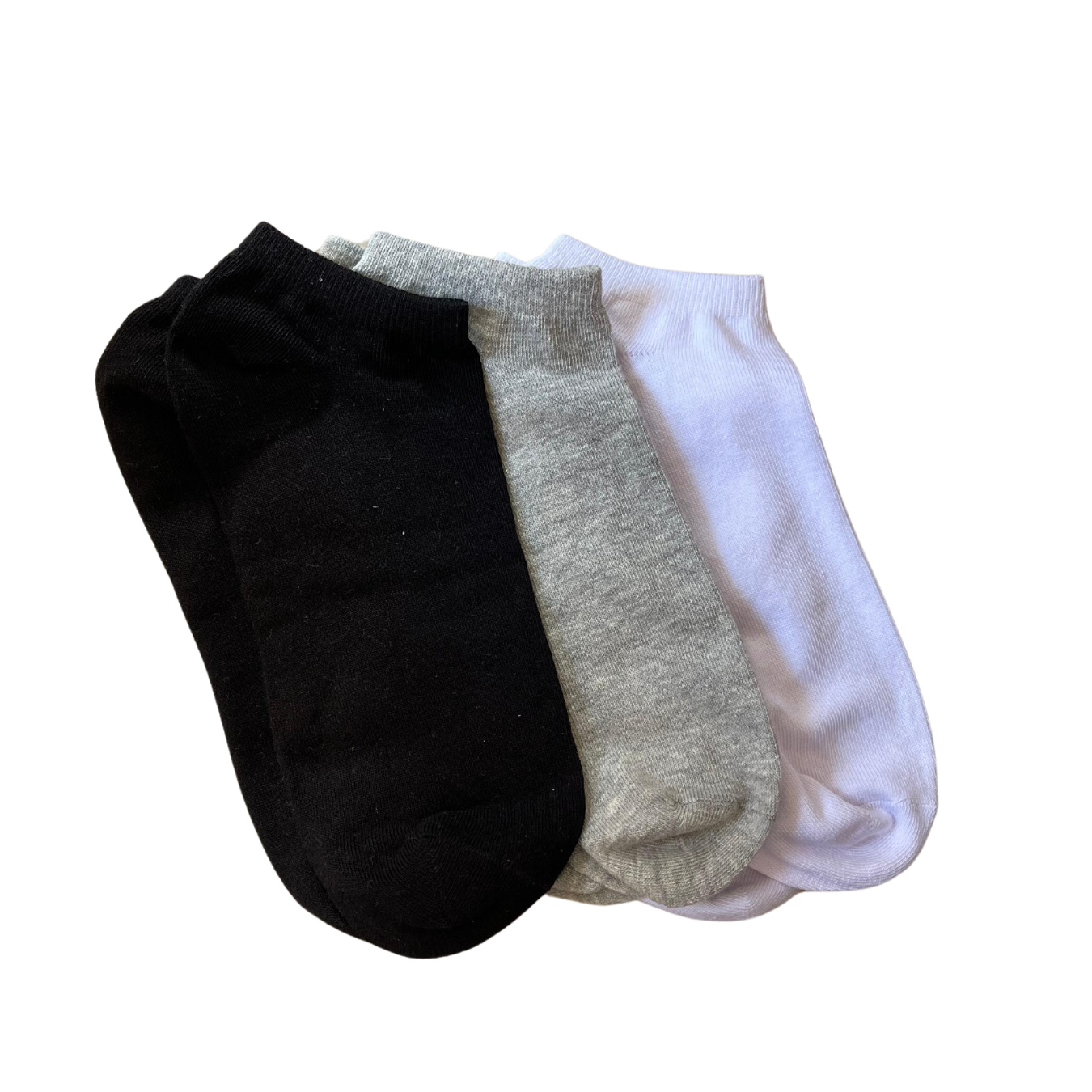 Men - Ankle Premium (عالي الجودة) Cotton Socks - Pack of 3 Pairs - عبوة تحتوي على 3 أزواج