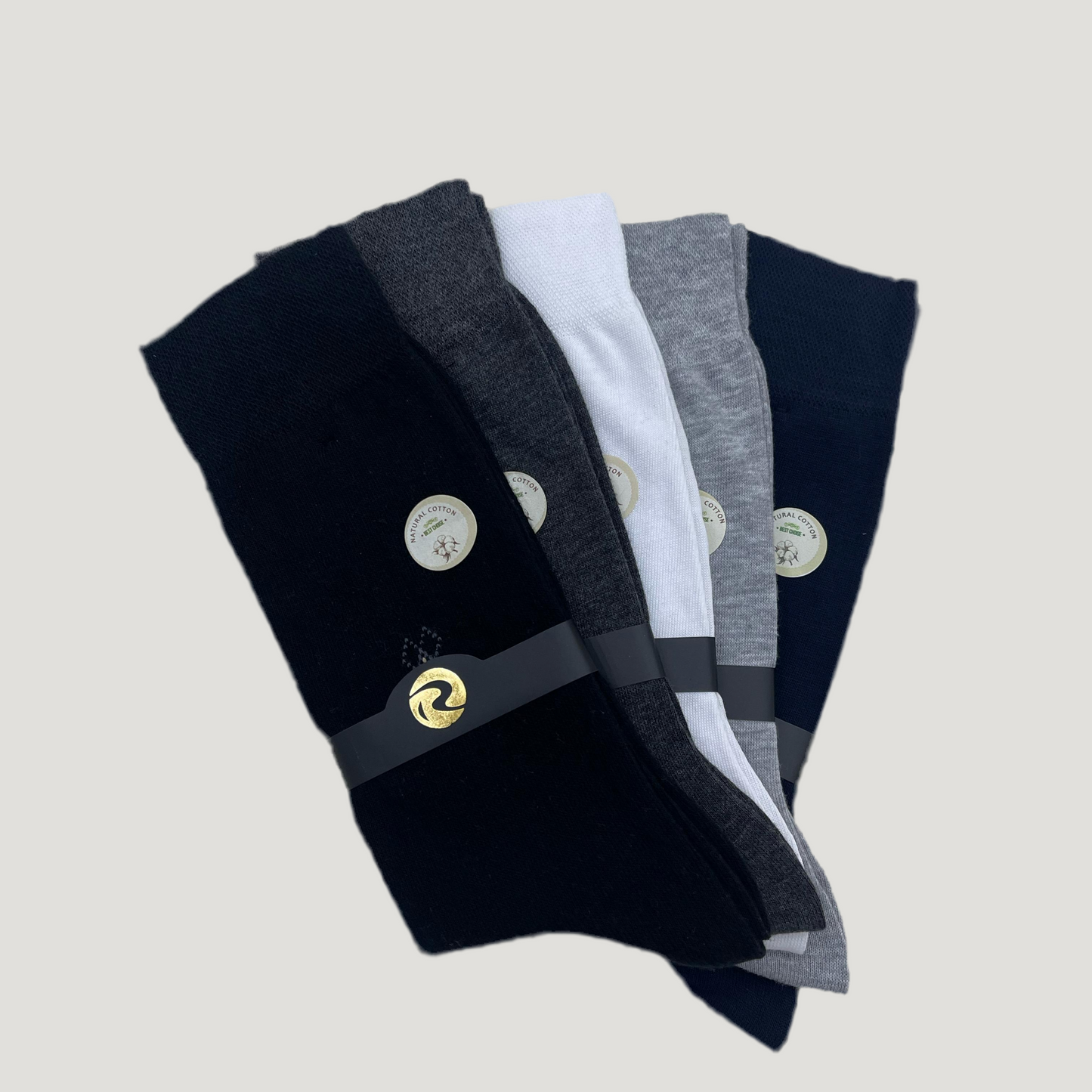Men - Premium Formal Dress Cotton Socks - 1 Pair - جوارب رسمية