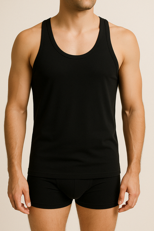 Premium Cotton Sleeveless Undershirt - أندرشيرت حفر