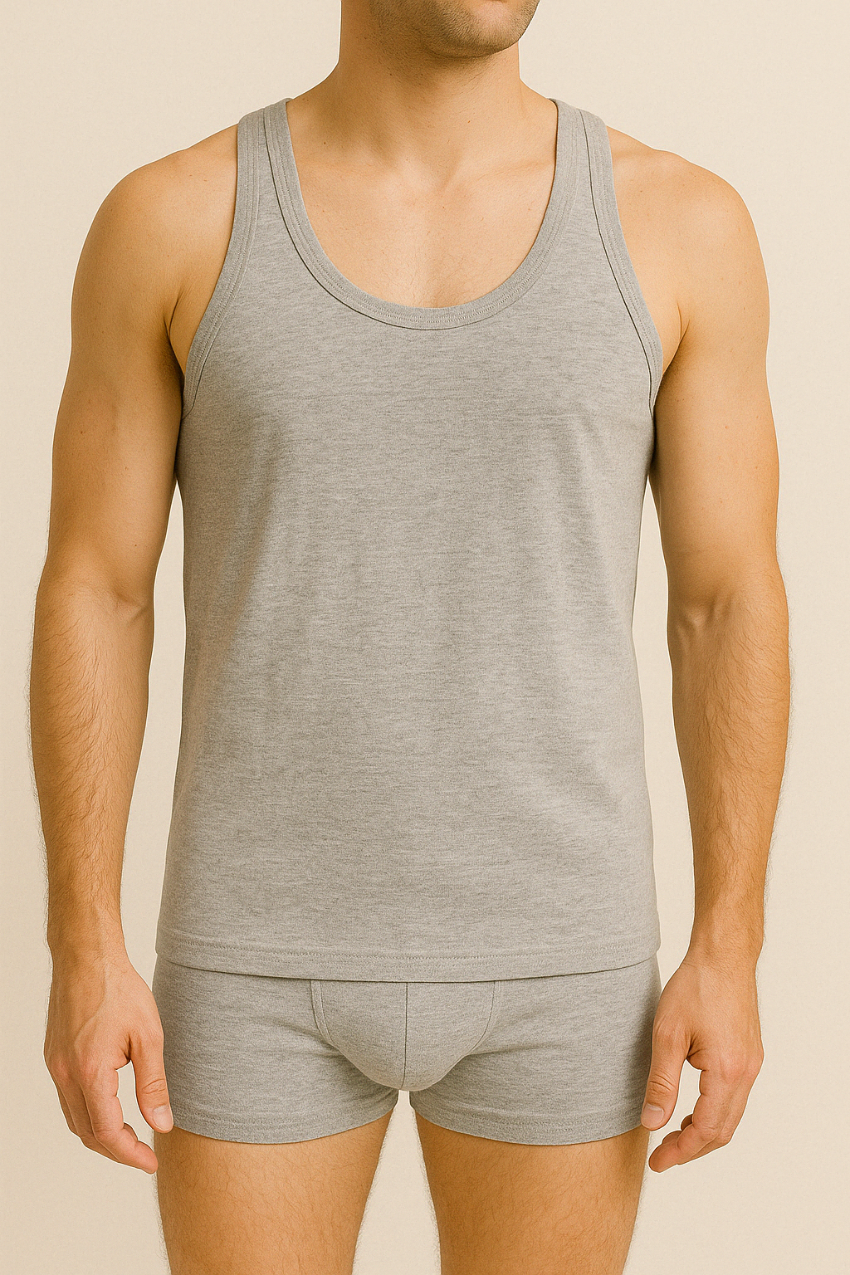 Premium Cotton Sleeveless Undershirt - أندرشيرت حفر